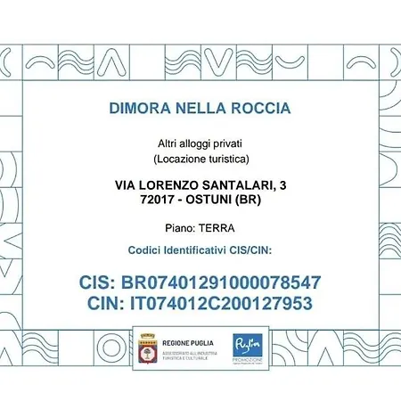 Dimora Nella Roccia فندق مبيت وإفطار