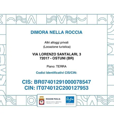 فندق مبيت وإفطار Dimora Nella Roccia